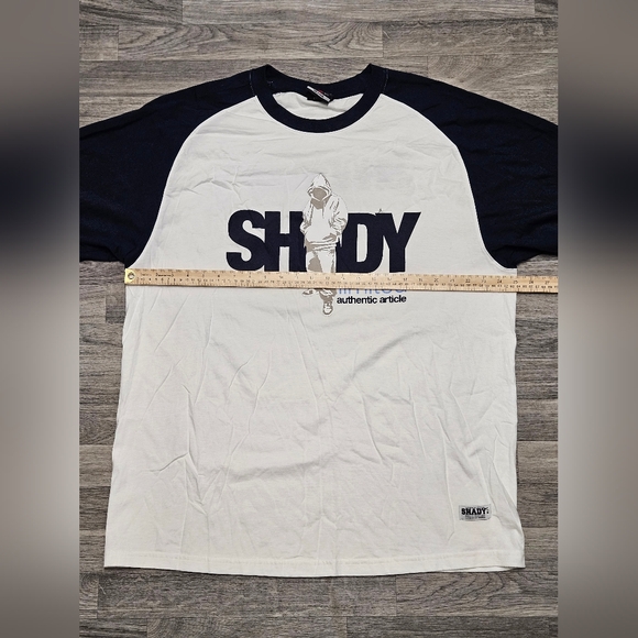 New Y2K Shady Limited Vintage Eminem White T-Shirt Size XXL Hip-hop Rap - Picture 7 of 8